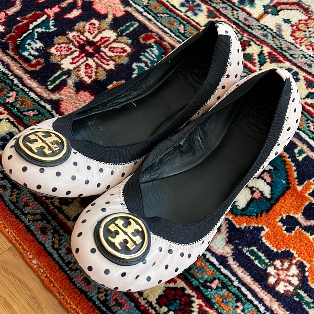 Tory Burch polka dot flats